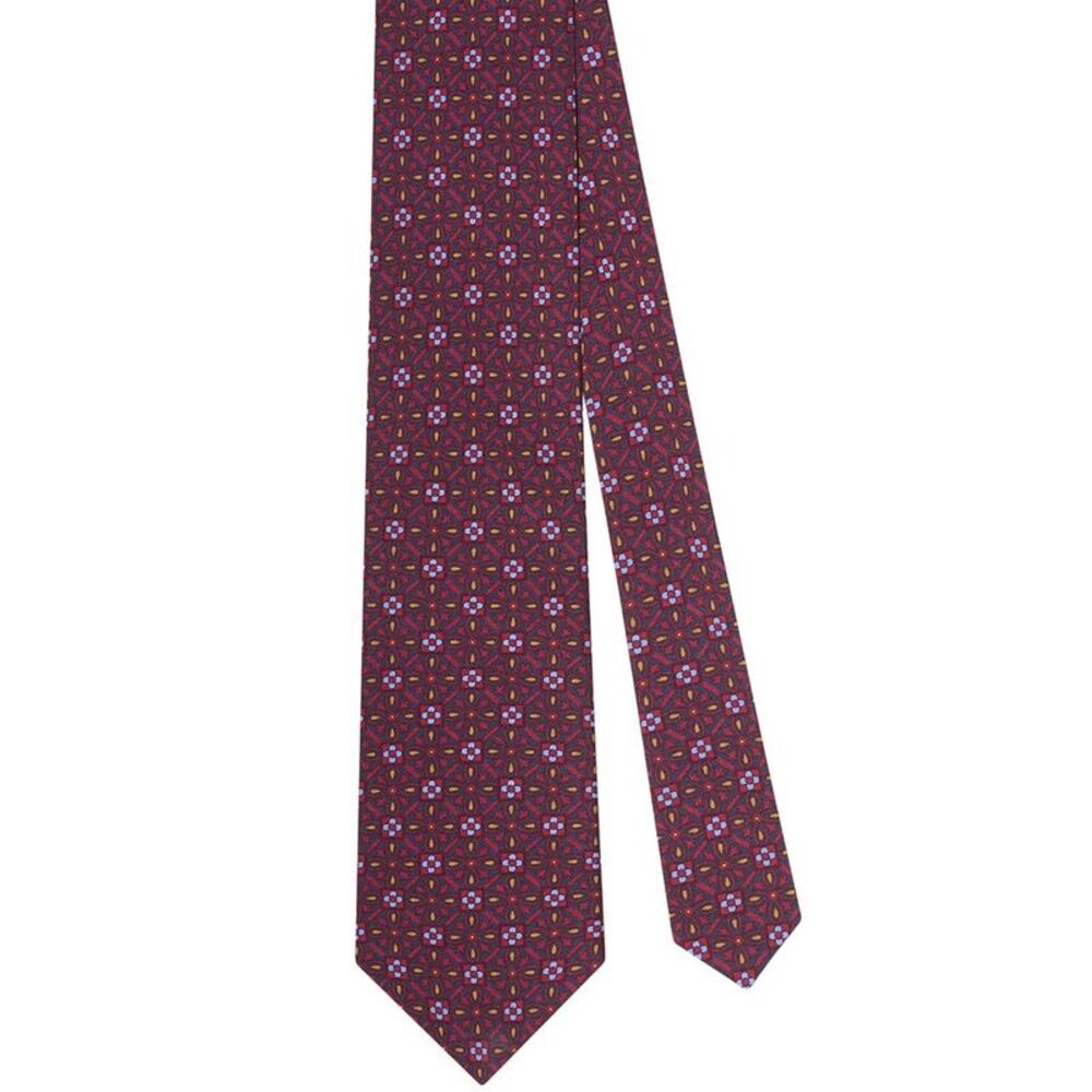 Robert Talbott Silk Geo Printed Silk Best Of Class Necktie